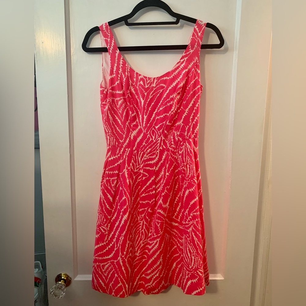Lilly Pulitzer Pink Zebra Dress Sz 0